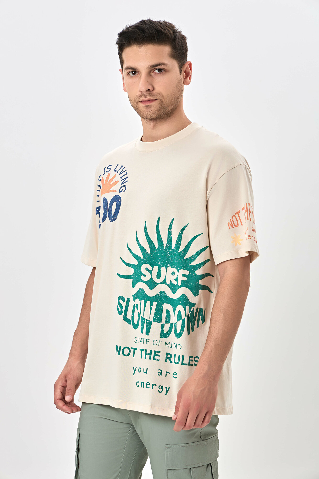 Футболка спортивная TERRA PRO, размер 2XL, whisper white — фото 1