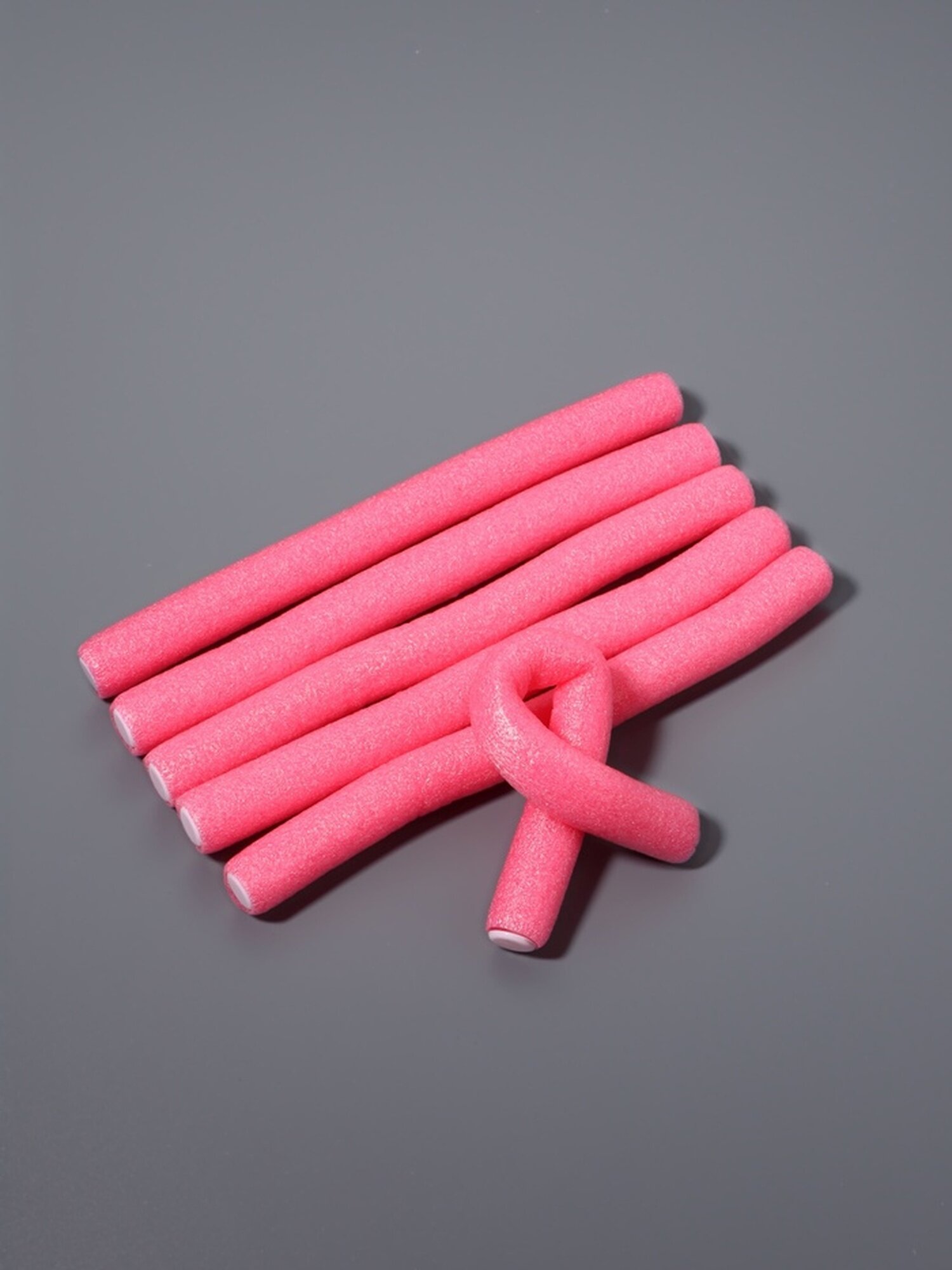 Бигуди Queen Fair «Бумеранг» поролон ночные розовые 15см 6шт