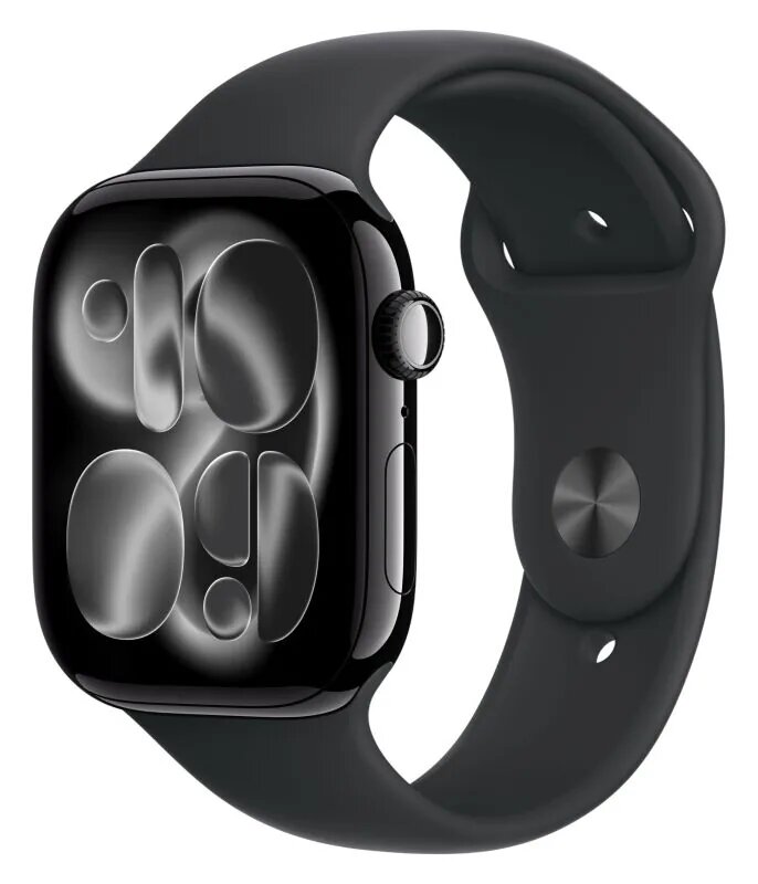 Смарт-часы Apple Watch Series 11 42mm Jet Black Aluminum Case with Black Sport Band S/M