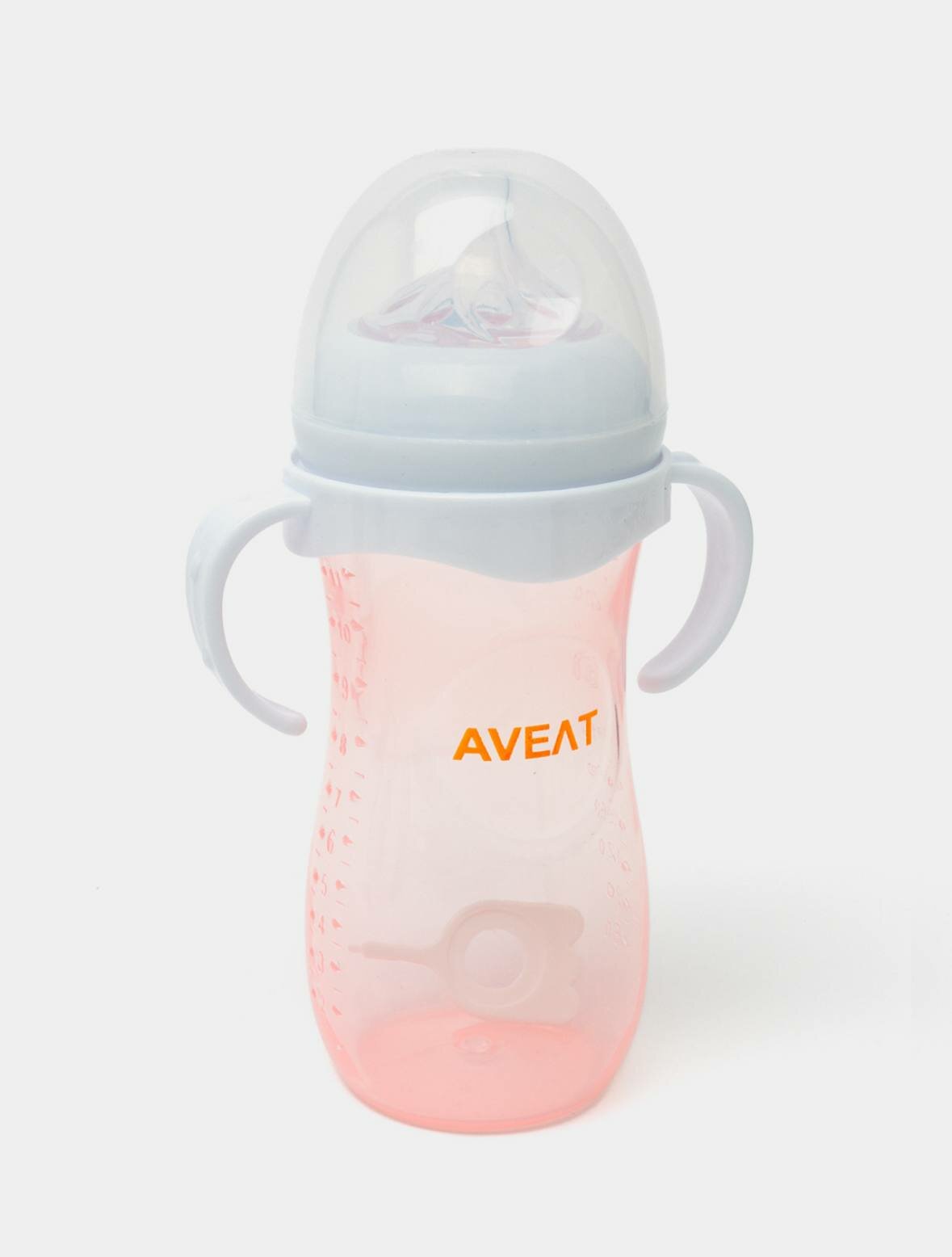 Детская бутылочка для кормления малышей, AVEAT, с ручками, 260 мл