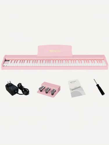 Изображение товара WENCAI Цифровое пианино BL-280, 88 клавиш, деревянное пианино, лучший художественный подарок, Подходит для новичков.
