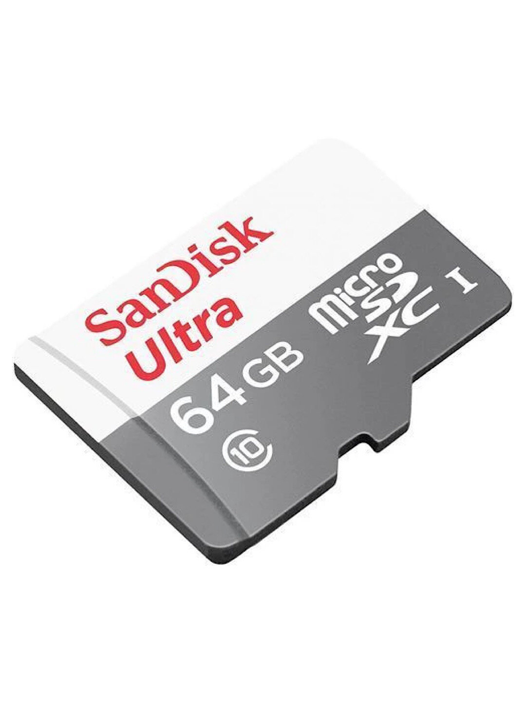 Карта памяти SanDisk Ultra microSDHC 64GB UHS-I, Class 10, до 100 МБ/с, для Android