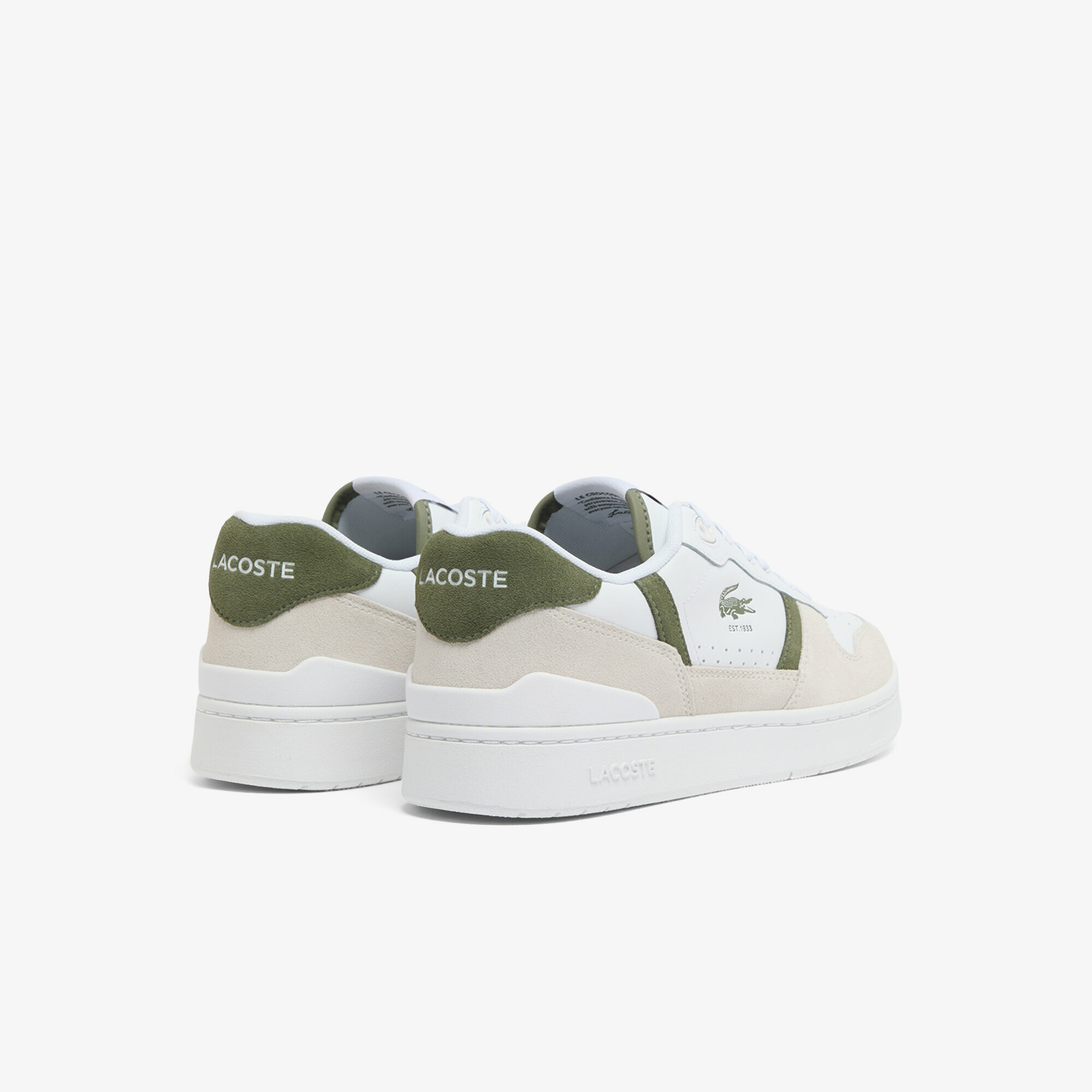 Кеды LACOSTE, размер 8 UK, белый — фото 1