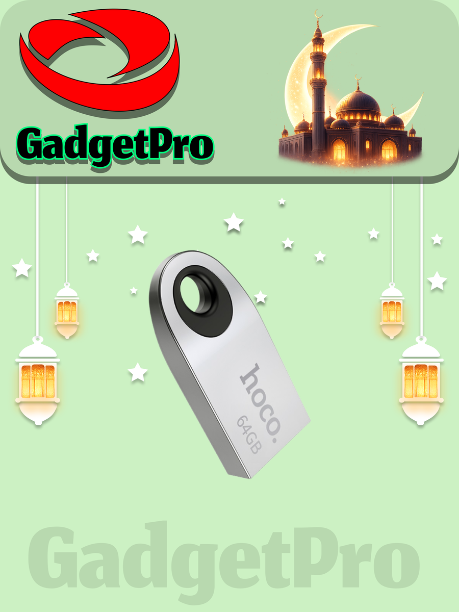 USB Flash накопитель Hoco UD9 128GB USB 2.0 - надежный и компактный флеш-накопитель для хранения данных.