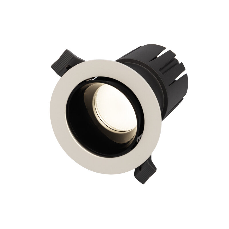 Встраиваемый потолочный светильник REXANT с поворотом и антибликом, 4000 К, 12 Вт, черный - фотография № 8