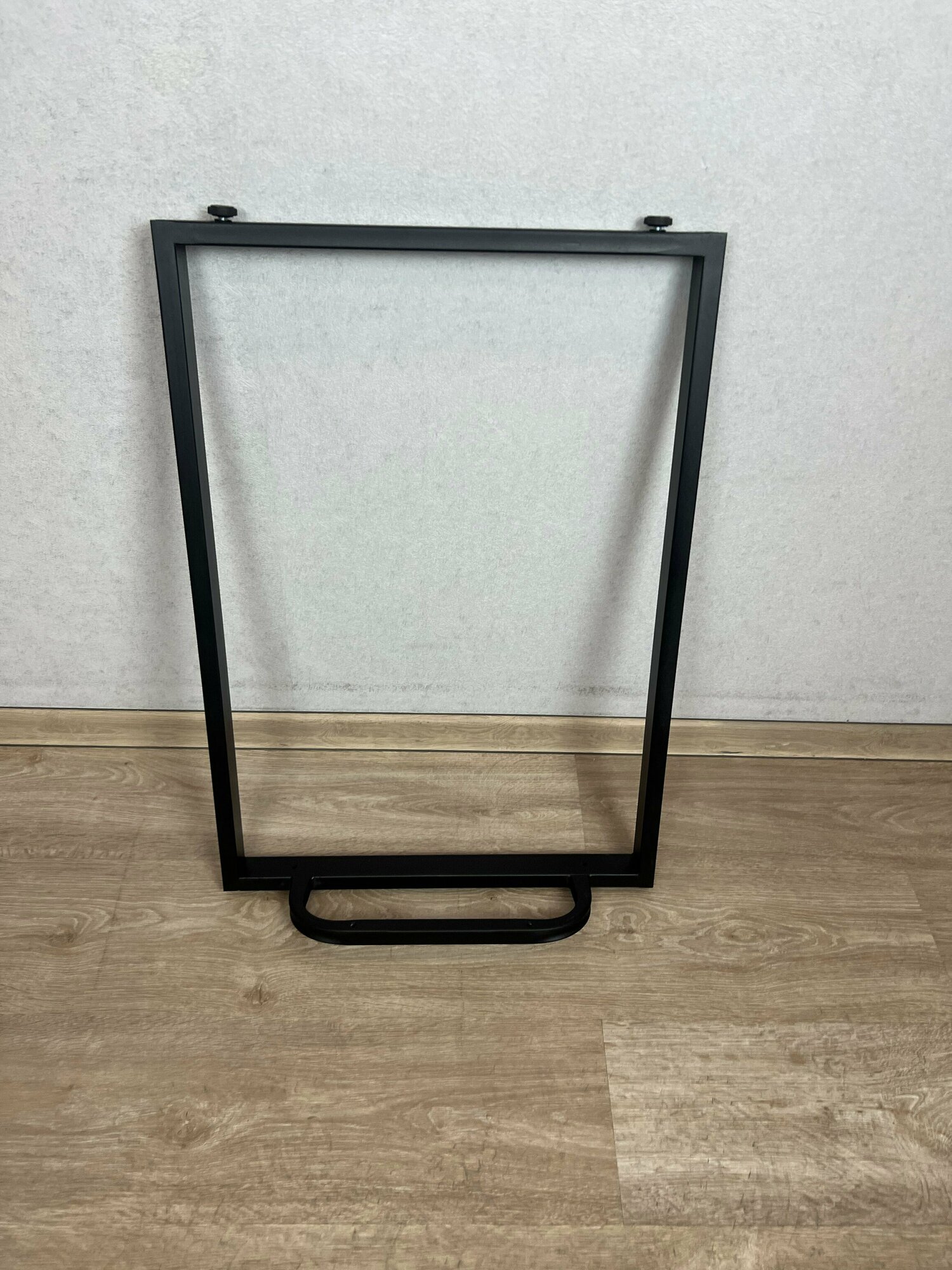Ножка для стола в стиле Loft металлическая черная, 72х70 см - фотография № 9