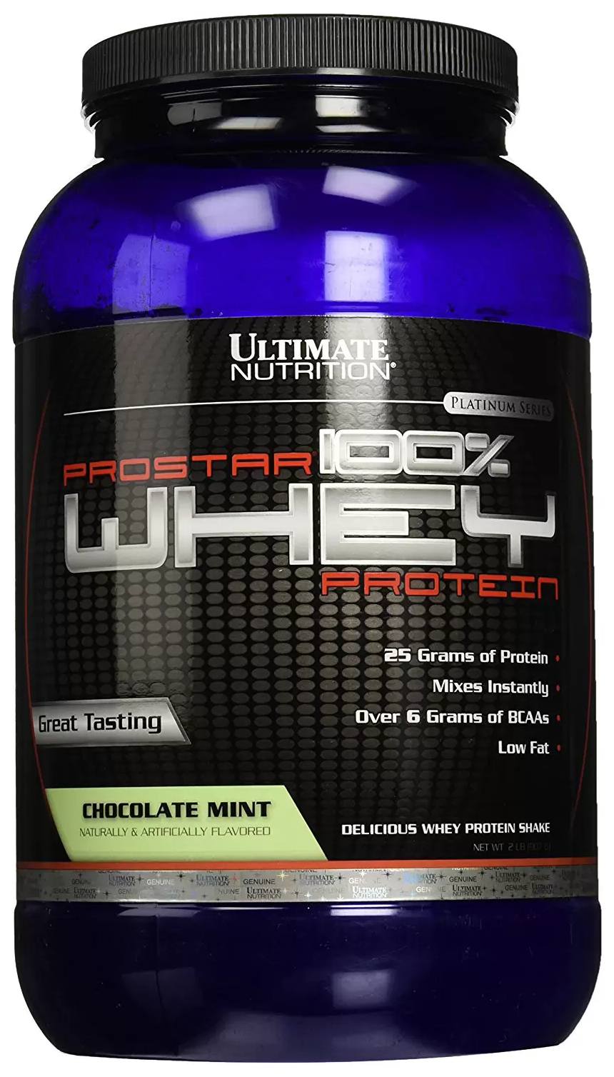 Ultimate Nutrition Prostar Whey (910 гр) (шоколад мята)