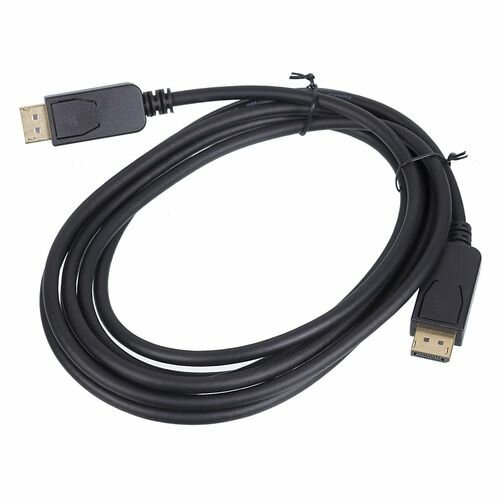 Кабель Display Port 1.2v, DisplayPort (m) - DisplayPort (m), GOLD , 3м, черный