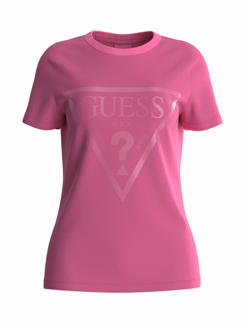 Футболка GUESS, размер XS, розовый