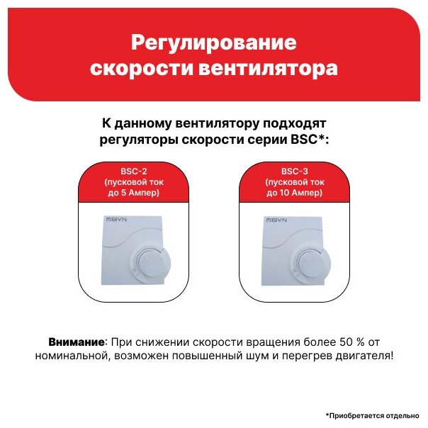 Вентилятор радиальный BVN OBR 140M-2K, центробежный, одностороннего всaсывания, диаметр воздуховода 10,6 см, 1100 м3/час, 200 Вт, металлический корпус - фотография № 2