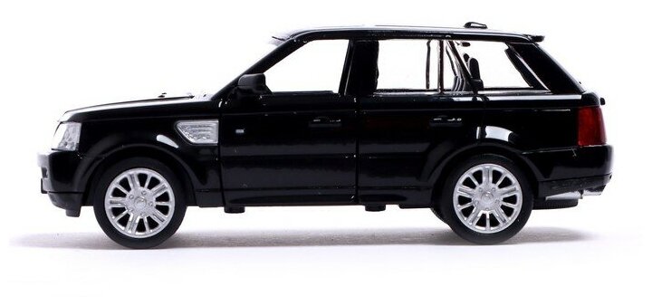 Машина металлическая LAND ROVER RANGE ROVER SPORT,1:32, открываются двери, инерция, цвет чёрный