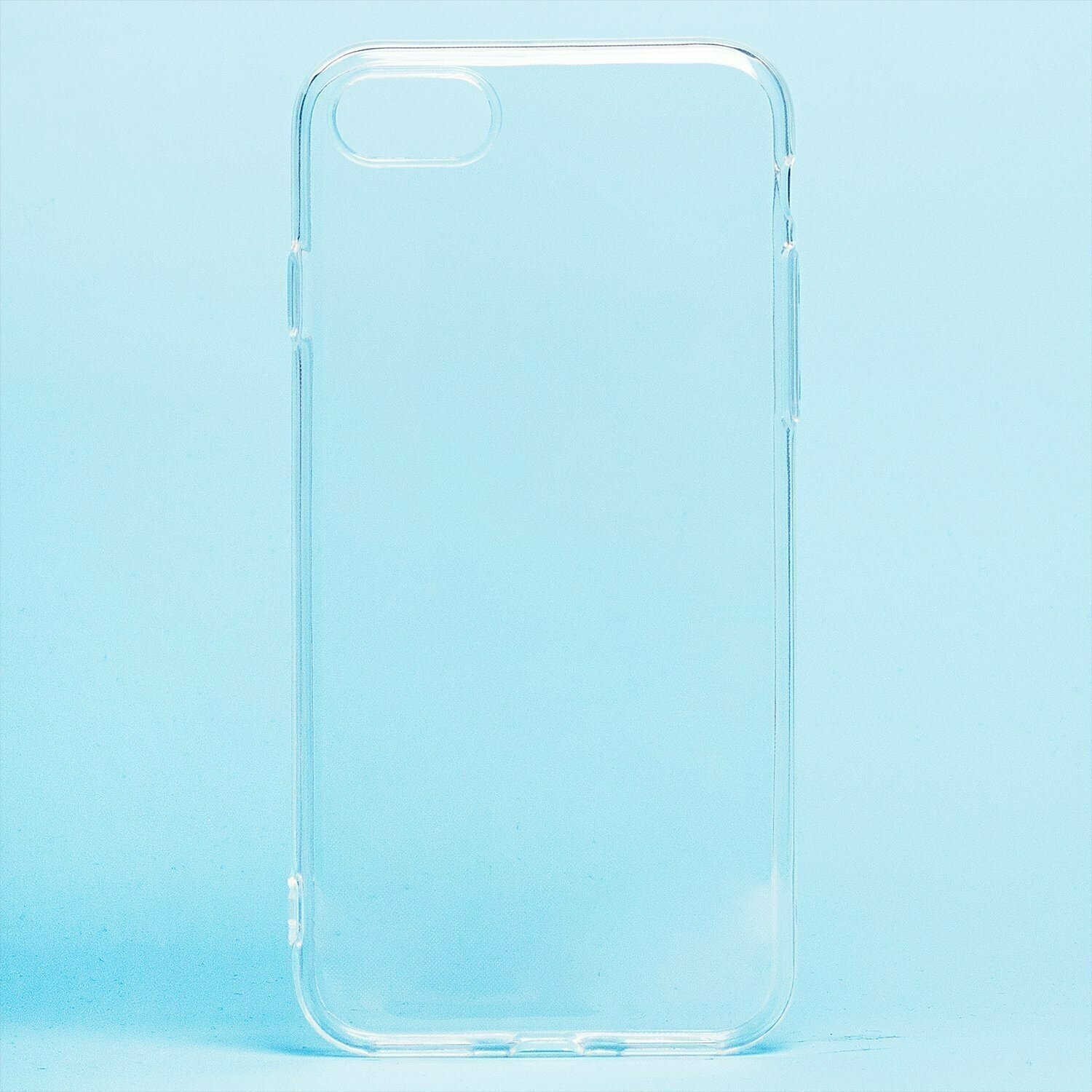 Чехол силиконовый для Apple iPhone 7/iPhone 8/iPhone SE 2020 ультратонкий прозрачный