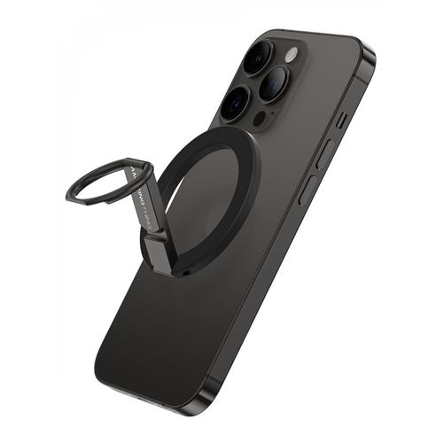 Подставка для телефона Amazingthing Titan Mag Magnetic Grip черный, держатель с MagSafe для iPhone, кольцо держатель, магнитная подставка для Айфона