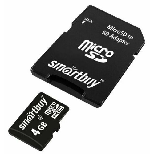 Карта памяти Smartbuy Micro SD 4 Гб карта памяти smartbuy micro sd 16 гб