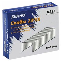 Скобы для степлера №23/15 1000 KW-trio от 40 до 120 листов 023F, 5 шт