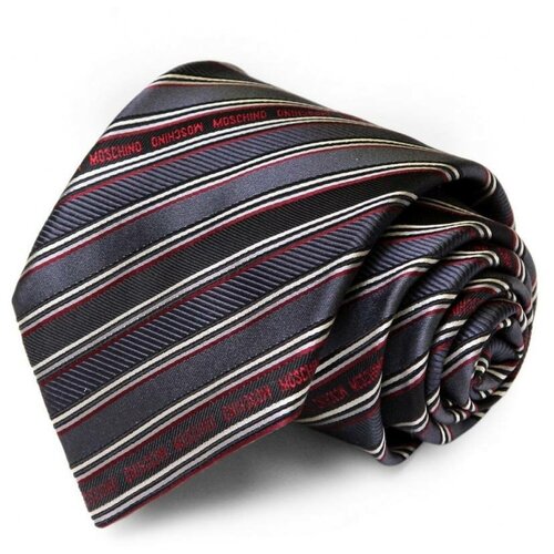 Жаккардовый галстук в полоску Moschino 32996
