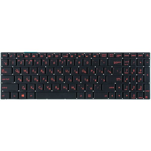 Клавиатура для ASUS GL752VW GL552VW GL552VX N751JK VivoBook Pro N552VX N552VW Asus ROG G551JM G551JX G551JK G551JW и др черная 2350₽