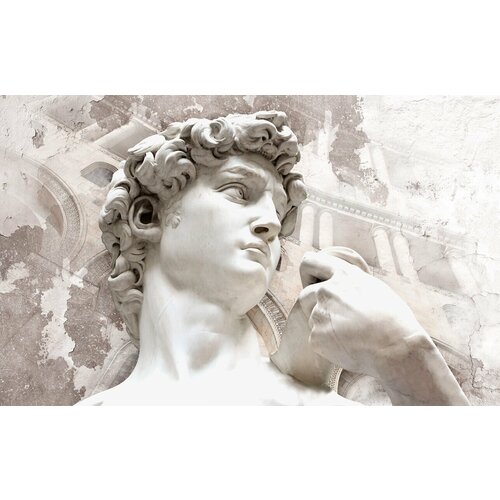 Моющиеся виниловые фотообои GrandPiK Статуя Давид Микеланджело, 420х260 см