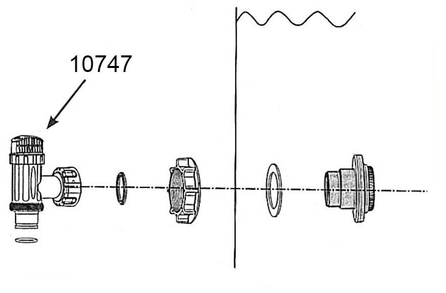 Плунжерный клапан (38мм) INTEX 10747 - фотография № 7