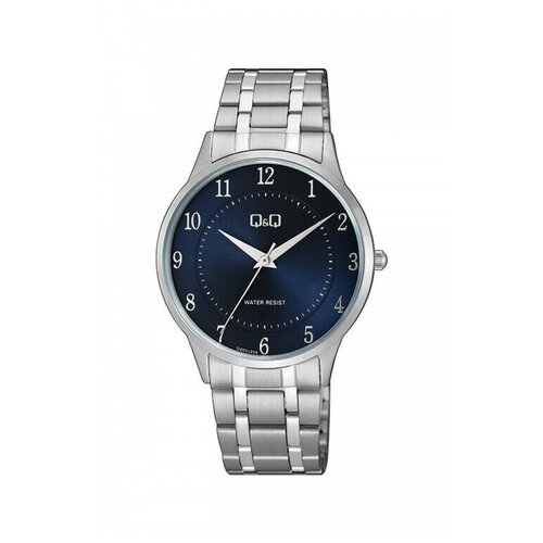 фото Наручные часы q&q наручные часы q&q qz60j205y, серебряный, синий