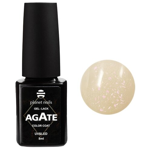 Planet nails гель-лак для ногтей Agate, 8 мл, №951 гель лак planet nails black