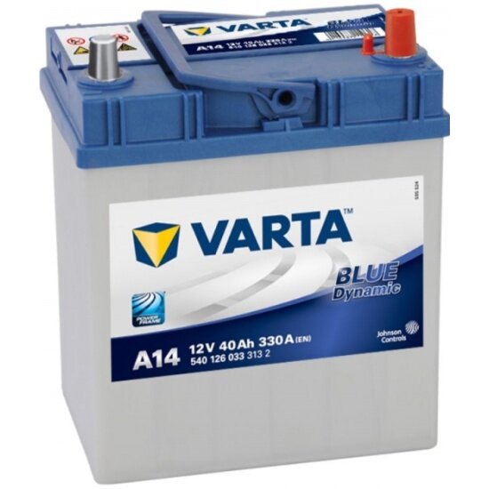 Аккумулятор Varta A14 Blue Dynamic 540 126 033, 187x127x227, обратная полярность, 40 Ач