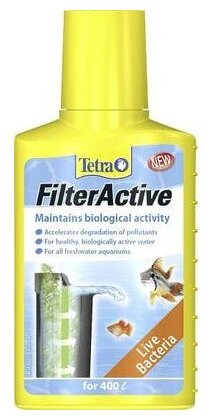 Tetra FilterActive кондиционер для поддержания биологической среды 100 мл - фотография № 6