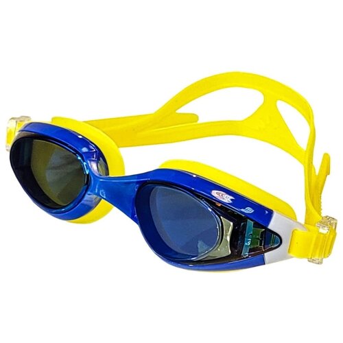 Очки для плавания Sportex E36899, сине/желтый очки для плавания sportex e36884 желтый зеленый
