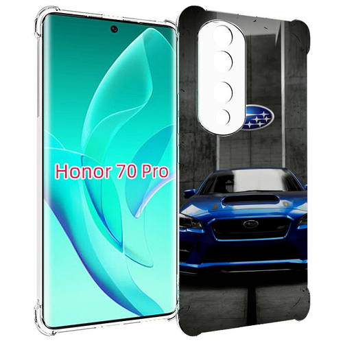 Чехол MyPads subaru субару 1 мужской для Honor 70 Pro / 70 Pro Plus задняя-панель-накладка-бампер