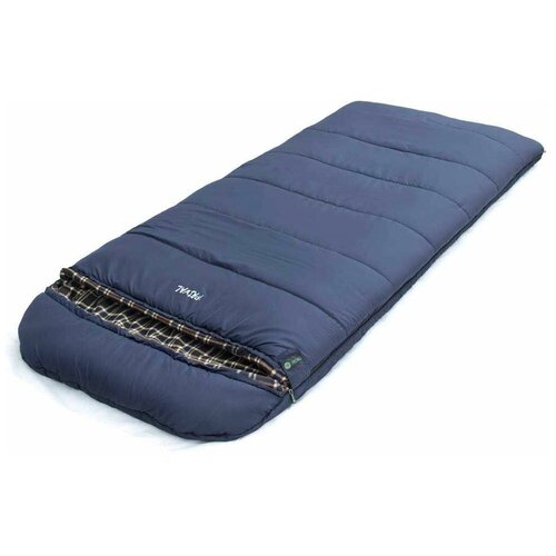 Спальный мешок одеяло Prival Северный синий t extr -24 С 220х95 молния слева 880000₽