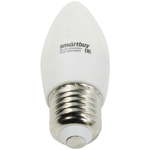 Светодиодная лампа Smartbuy LED C37-9,5W/6000 SBL-C37-9_5-60K-E27 16052304