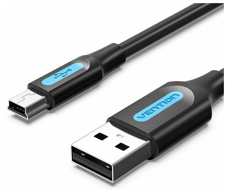 Аксессуар Vention USB 2.0 AM/Mini B 5pin 2m COMBH