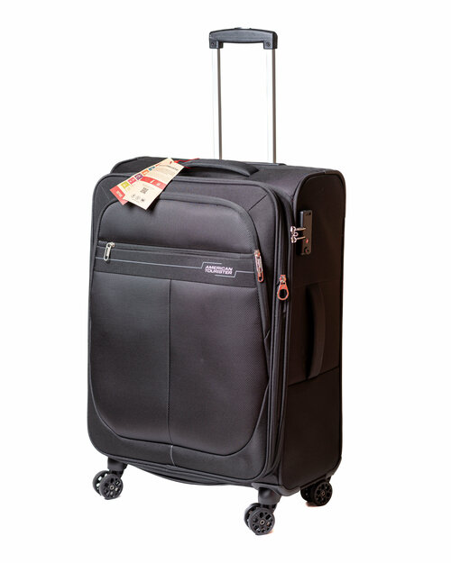 Чемодан American Tourister 2019903, 65 л, размер M, черный