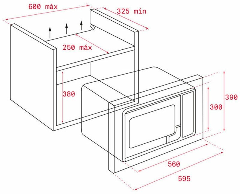 Микроволновая печь с грилем TEKA ML 8200 BIS WHITE - фотография № 5