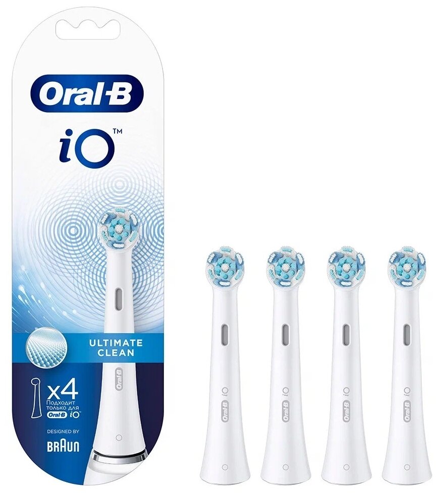 Сменная насадка Braun Oral-B iO Ultimate Clean White