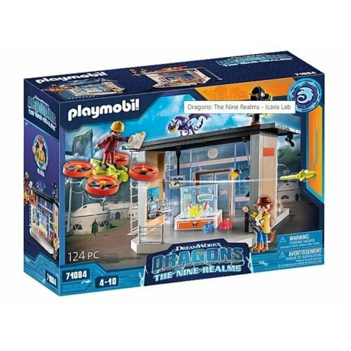 конструктор playmobil девять королевств драконов квадроцикл икариса 71085 Конструктор Playmobil Dragons Девять миров - Лаборатория Икарис 71084