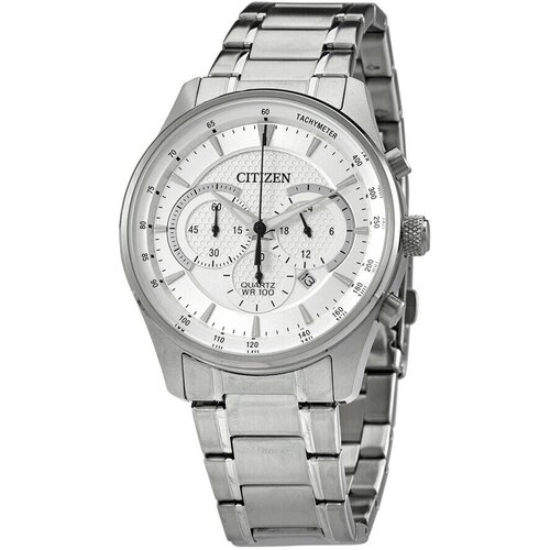 Наручные часы CITIZEN AN8190-51A, белый, серебряный