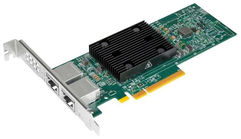 Сетевой контроллер Broadcom NetXtreme P210tp (bcm957416a4160c) SGL Nx-e Dual-Port 10GBase-T RJ-45 .