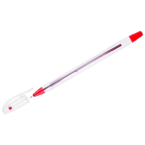 CROWN Ручка шариковая Oil Jell OJ-500B 0.7 мм OJ-500B красный