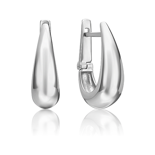 Серьги PLATINA из серебра 925 пробы