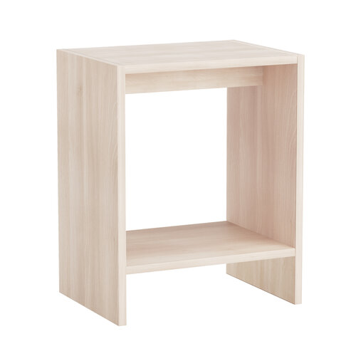 Тумба прикроватная Pragma Tevi с открытой полкой в спальню детскую прихожую ШхГхВ 40х30х50 см ЛДСП акация 1499₽
