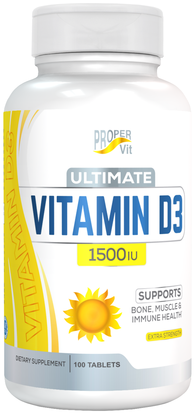 Proper Vit Essential Vitamin D3 1500 IU 100 таблеток