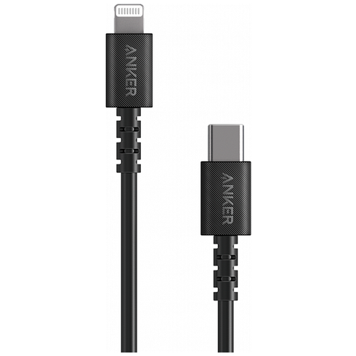 Кабель ANKER USB Type-C - Lightning, 0.9 м, черный