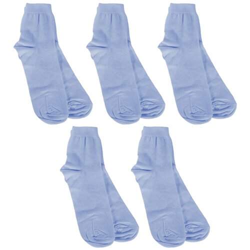 Носки RuSocks, 5 пар, размер 25, голубой
