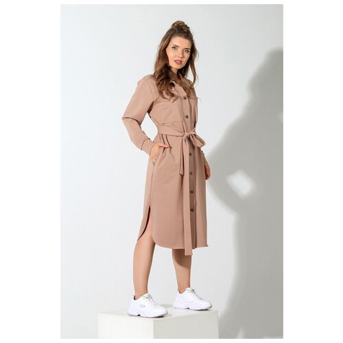 Платье Viotex Гледис-1, размер 50, бежевый (бежевый)