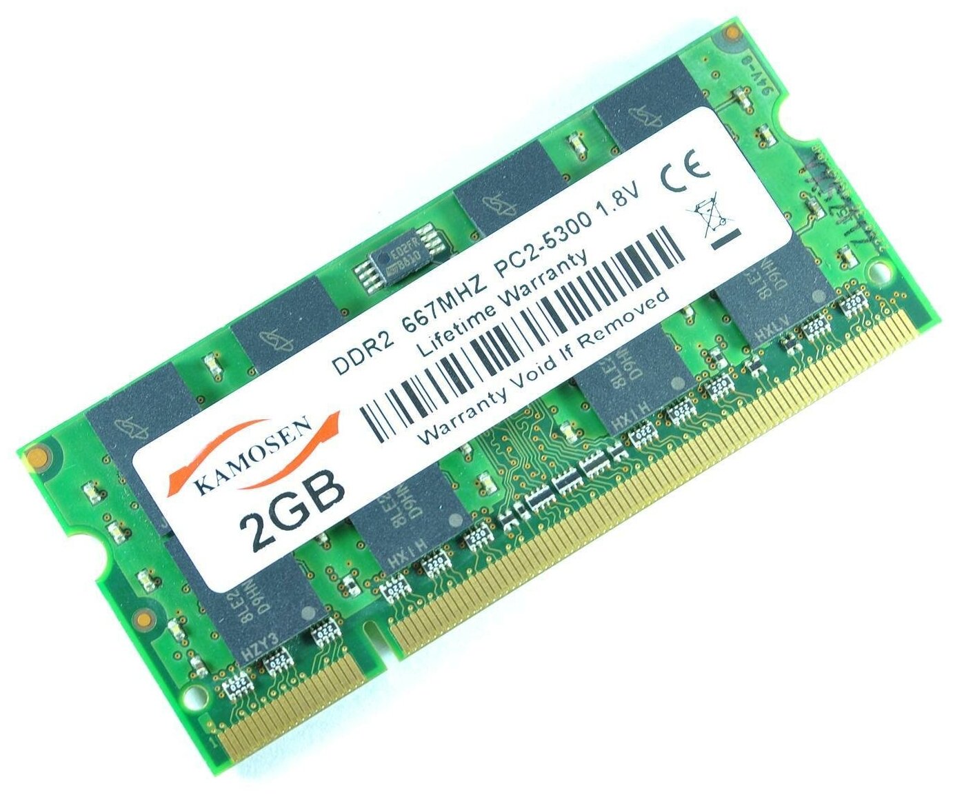 Оперативная память KAMOSEN 2GB 667MHz PC2-5300S DDR2 SO-DIMM