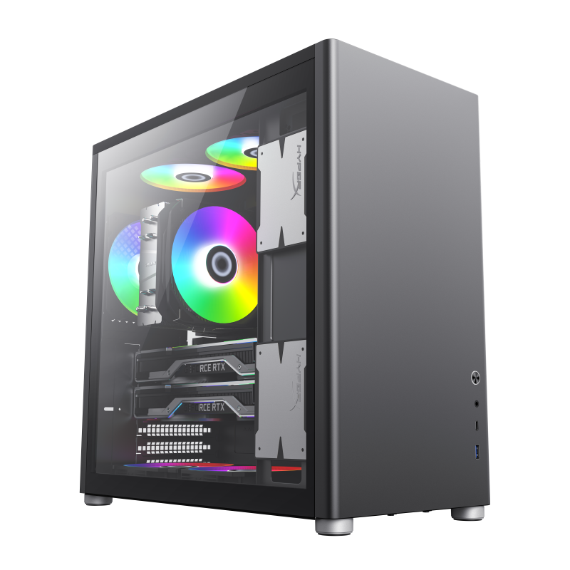 Корпус GameMax Spark Pro Full Black Черный - фото №1