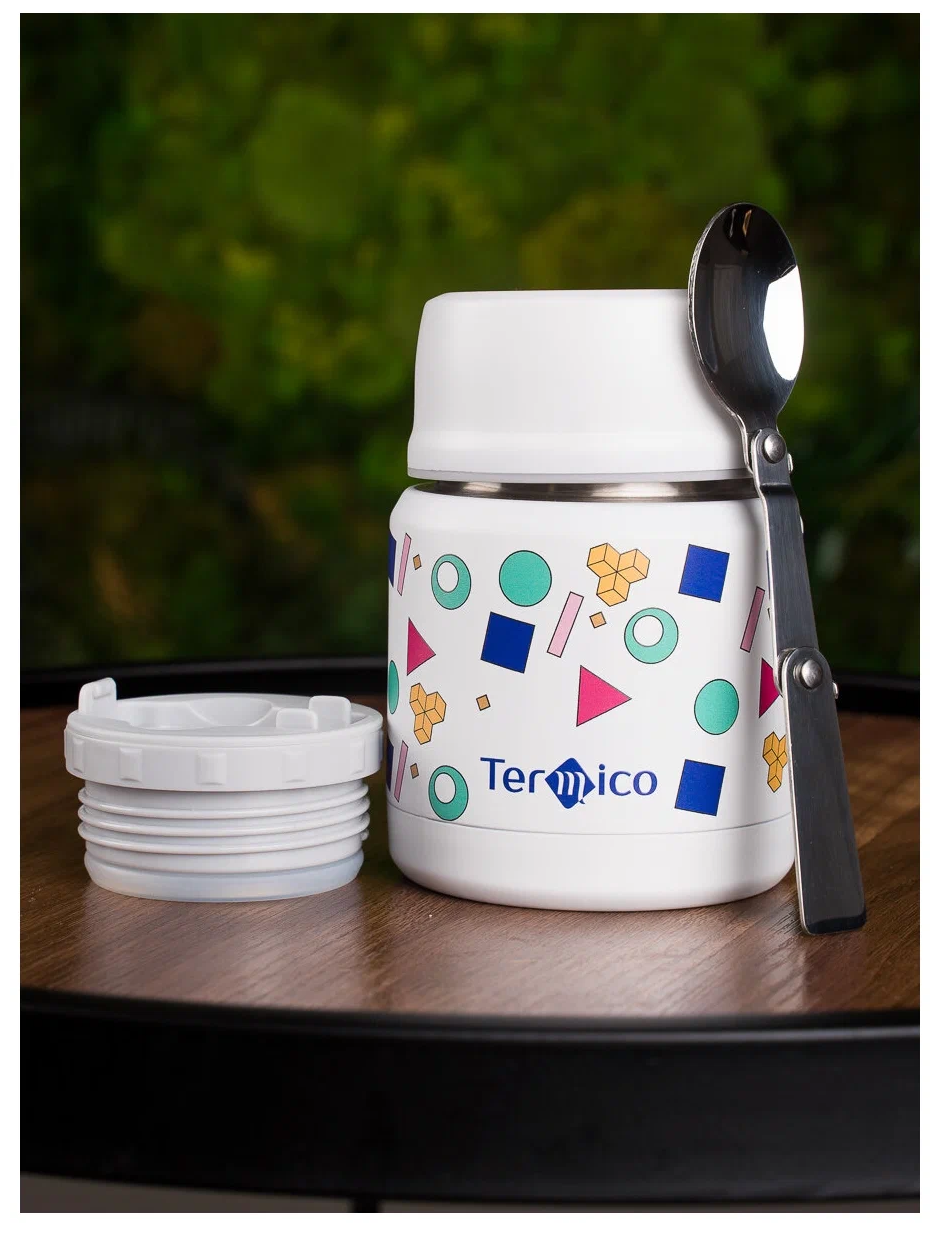 Термос для еды "Termico", 0,35 л, цветной - фотография № 5