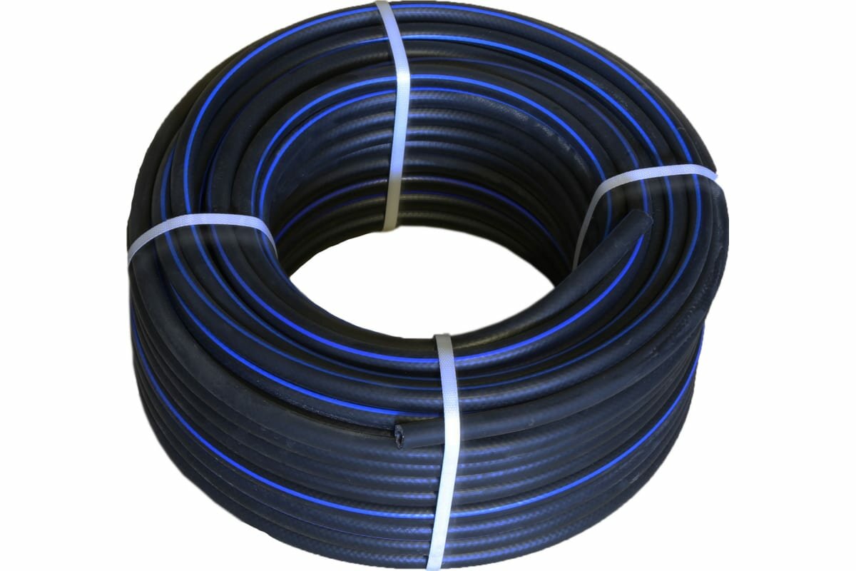 Шланг кислородный с синей полосой III 9 мм 2.0 МПа 50 м Sonatex 102185