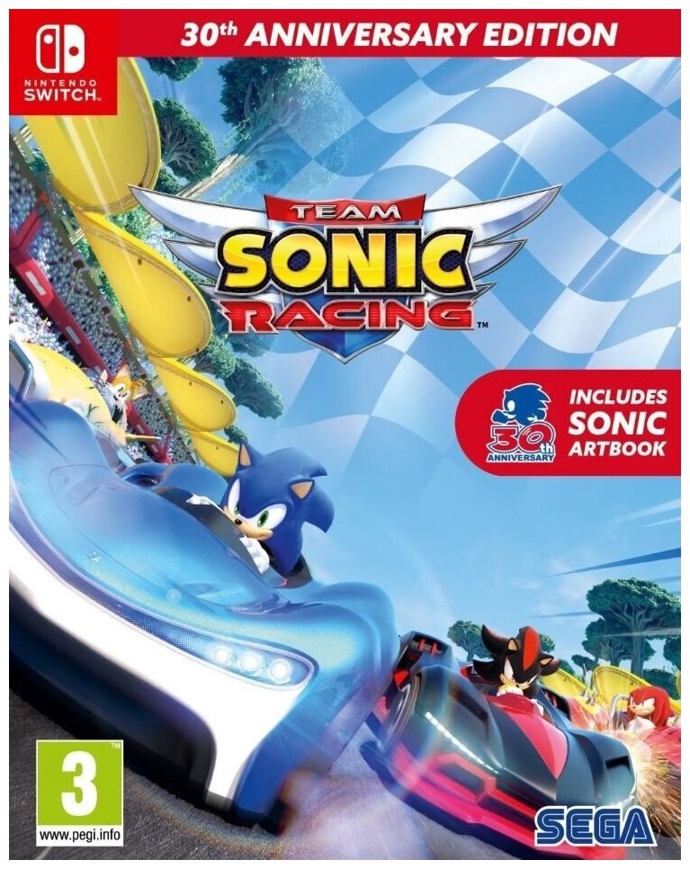 Team Sonic Racing. 30th Anniversary Edition (русские субтитры) (Nintendo Switch)